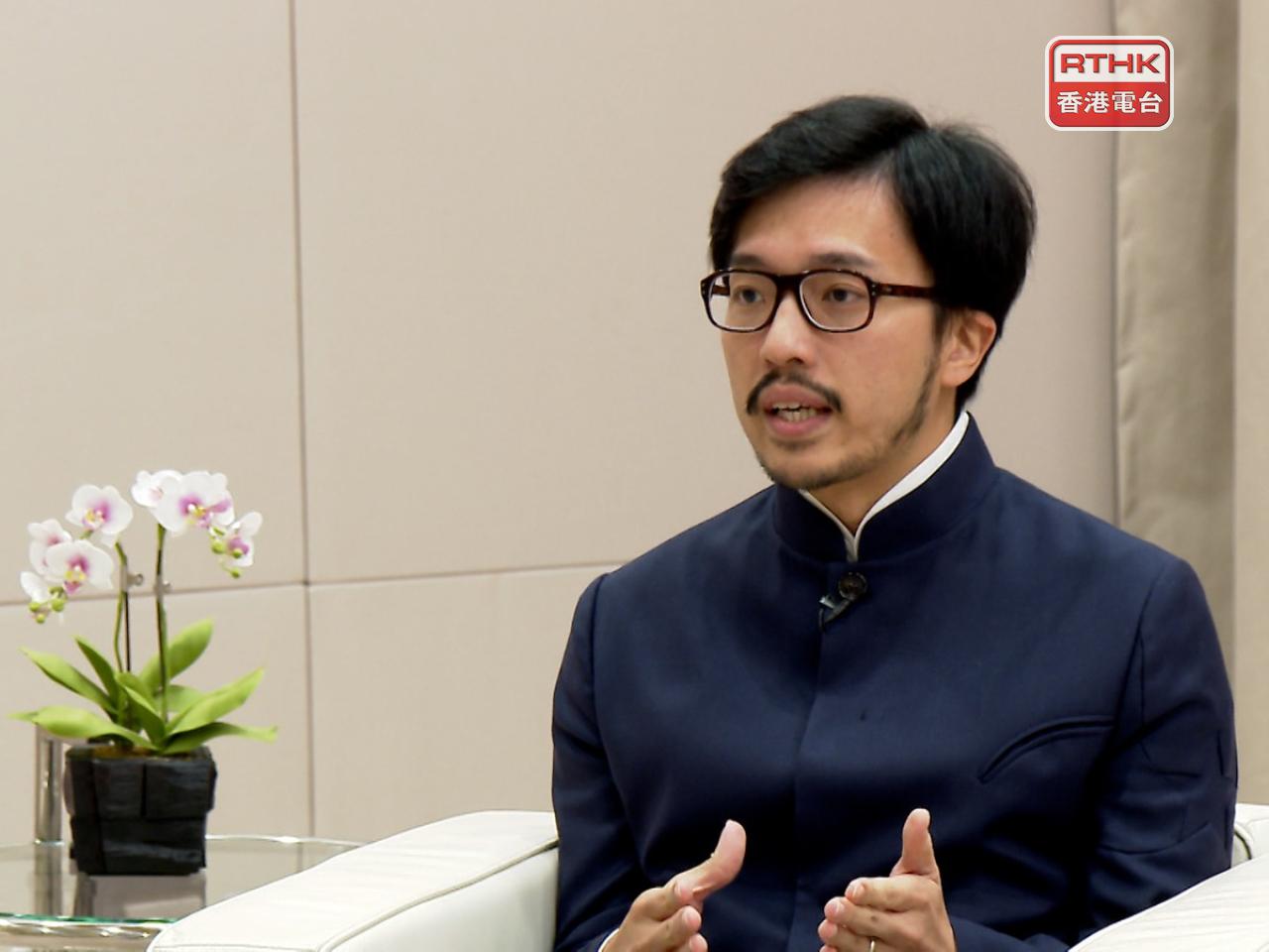 何力治期望有更多內地企業來港參與論壇，不同的企業可藉此機會促成更多合作。（港台圖片）