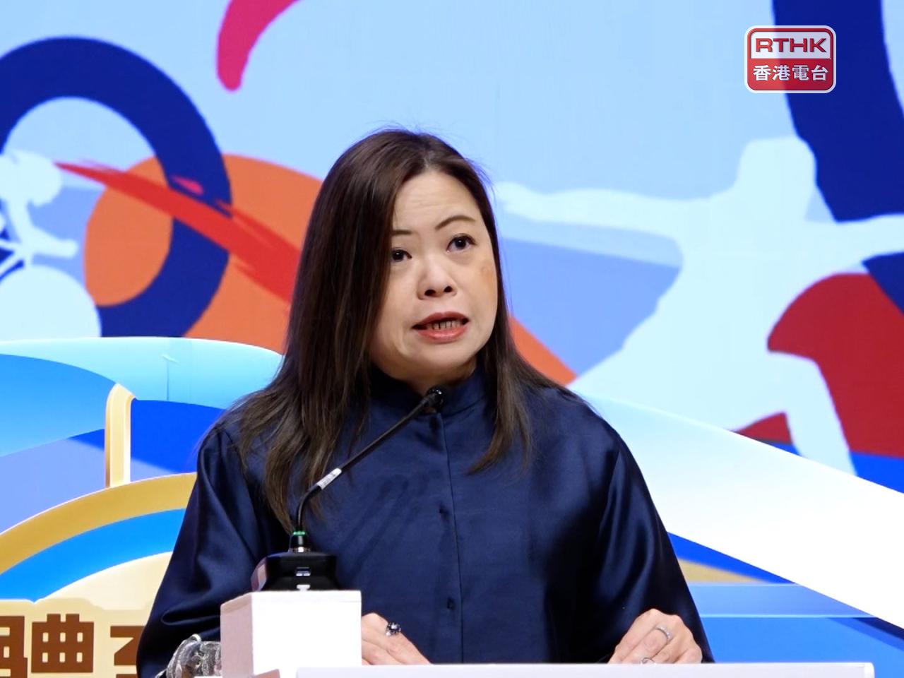 羅淑佩指總會的管治是否具效率、主事人員是否具備誠信都直接影響總會的表現、運動員士氣和成績、以及該項目能否蓬勃發展。（游樹榮攝）
