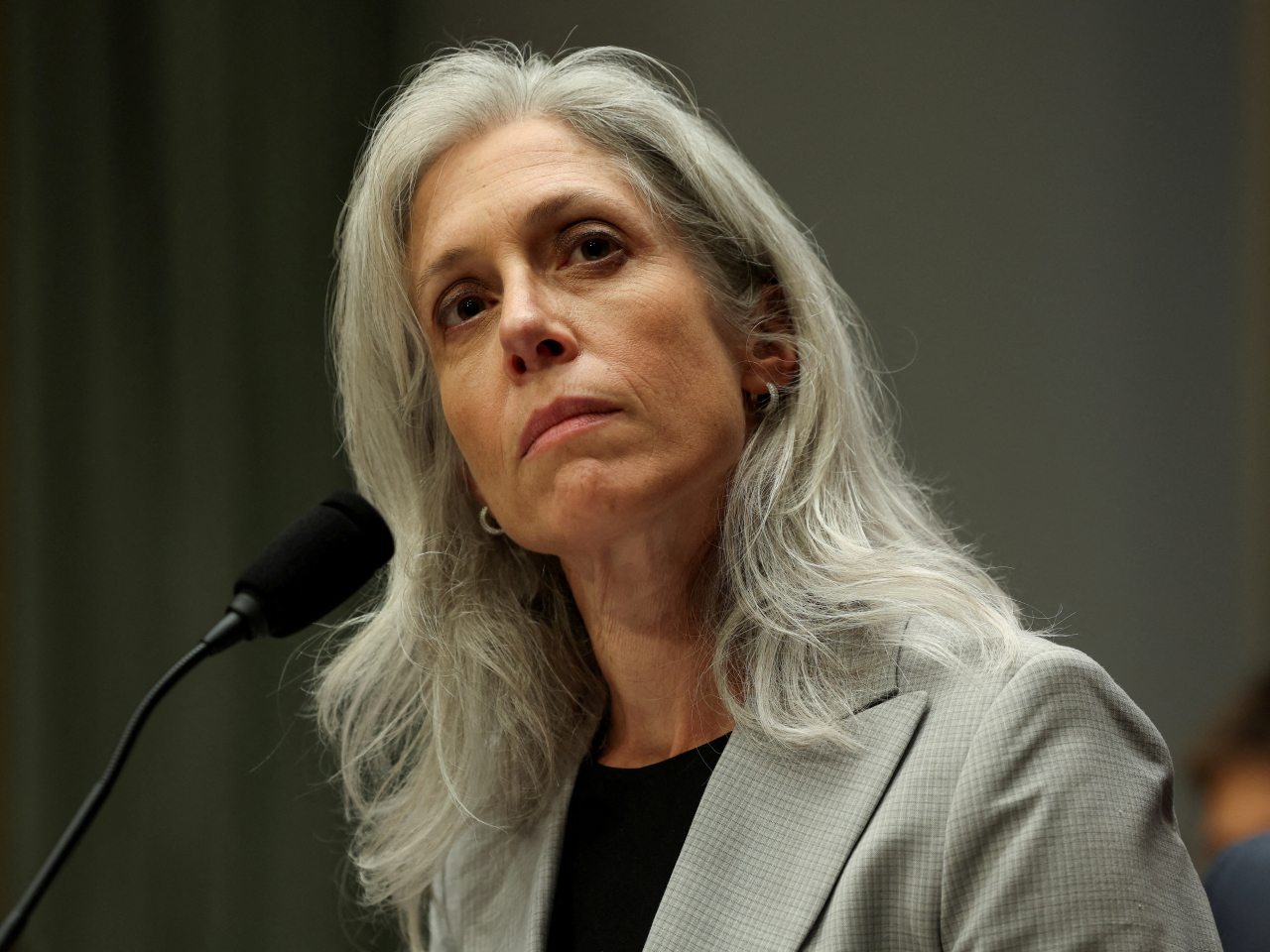 Susan Monarez, testifying in June on Capitol Hill, has been fired after less than one month in the job as CDC director. File photo: Reuters