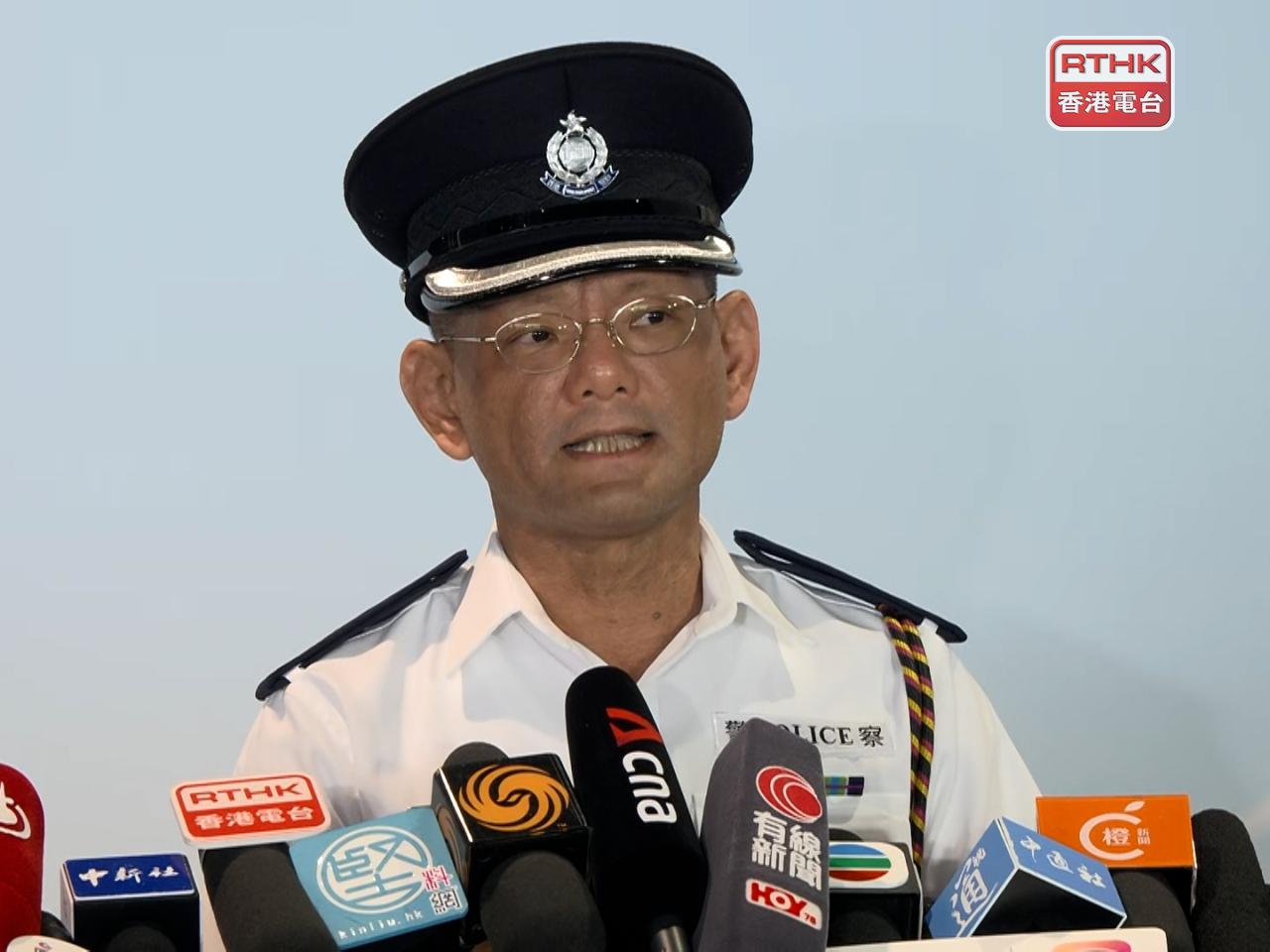 梁偉基表示，今次演習邀請了近200名不同界別、年齡層的社區和青少年團體參與，是歷次反恐演習中人數最多。（梁禎祥攝）