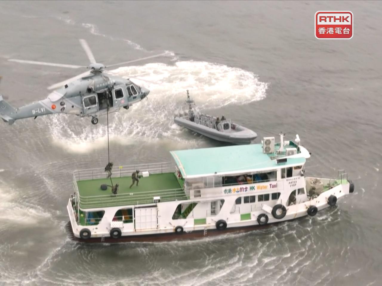 The drill involved hundreds of personnel across multiple departments and showcased new equipment and technology. Photo: RTHK
