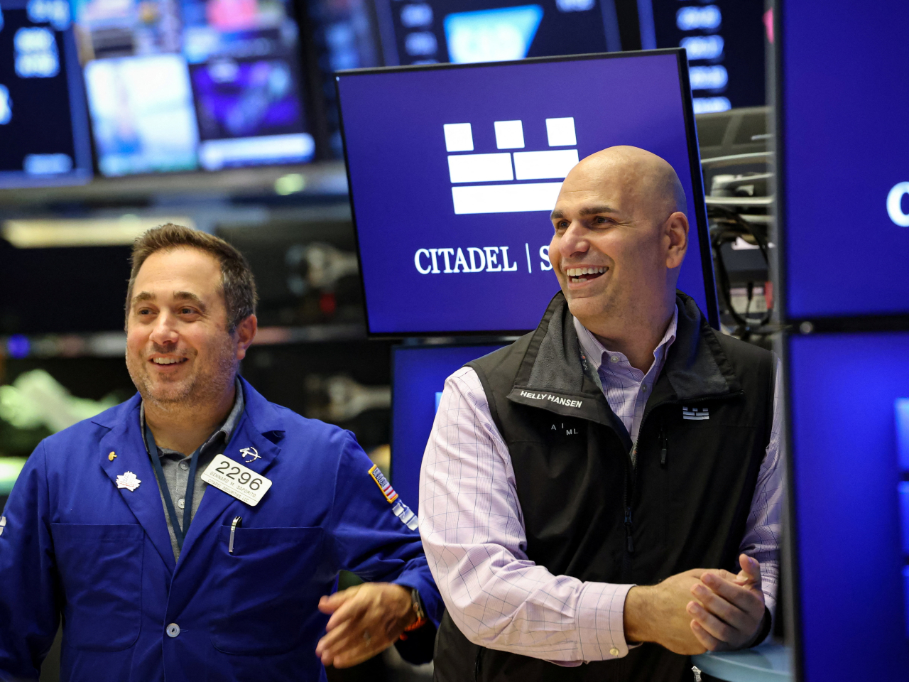 The Dow Jones climbed to a record 45,636, while the S&P 500 rose to 6,501, also a record. File Photo: Reuters