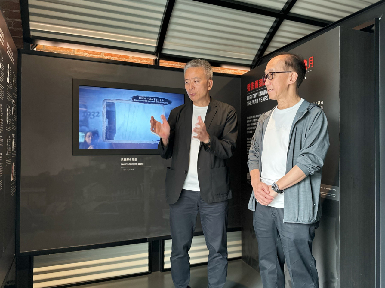 Travel Industry Council chair Tommy Tam, right, says red tourism can bring 'encouraging' economic benefits. Photo: RTHK