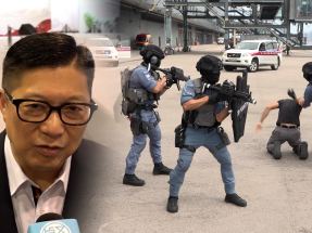 鄧炳強：啟德反恐演練可起震懾力