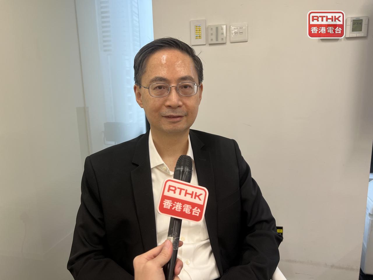 HKGFA's chairman and president, Ma Jun, tells RTHK that Asia can play a more leading role amid the global green transition. Photo: RTHK