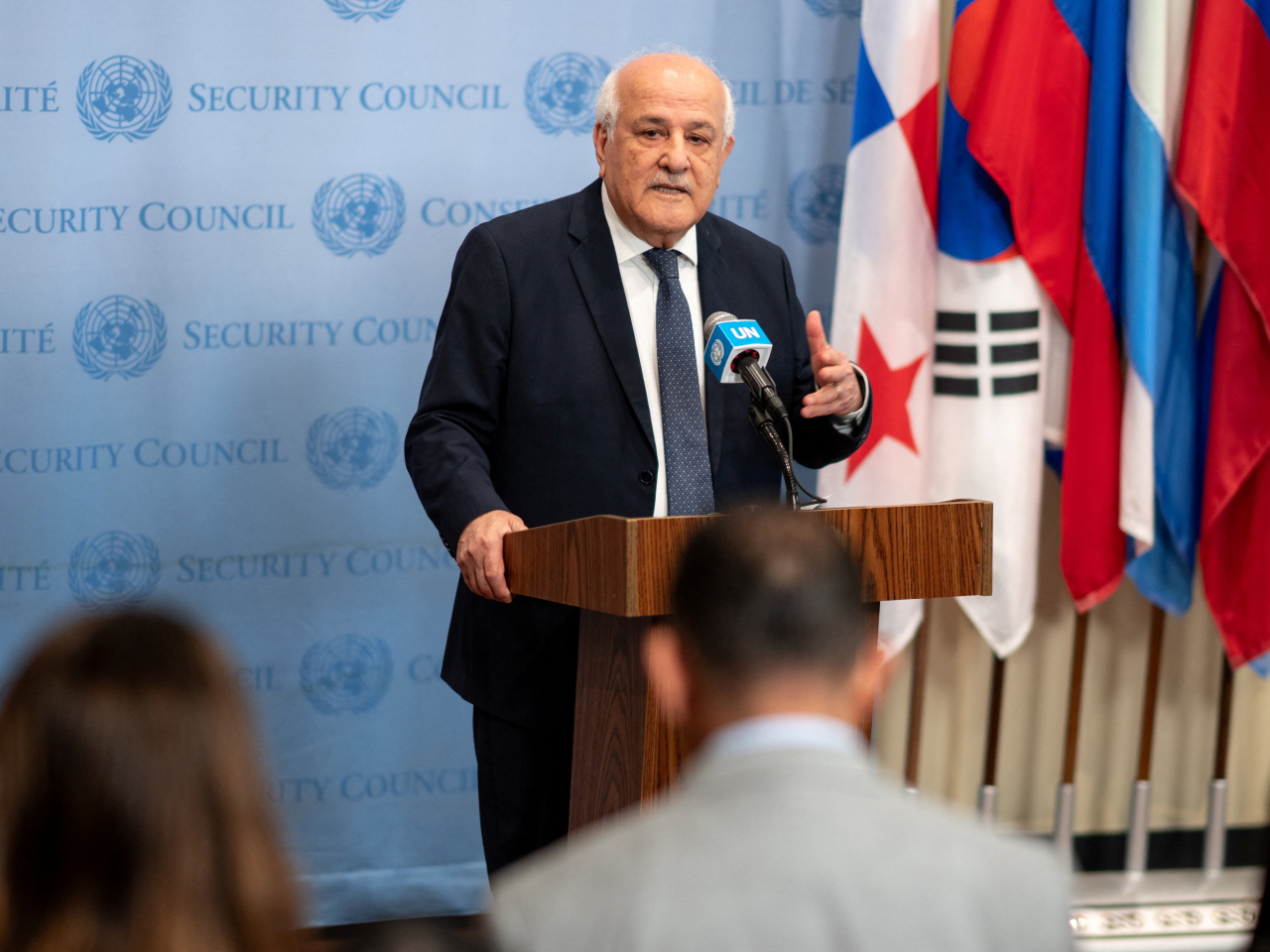 Palestinian Ambassador to the United Nations Riyad Mansour says he will see how the restriction affect the Palestinian delegation. Photo: Reuters
