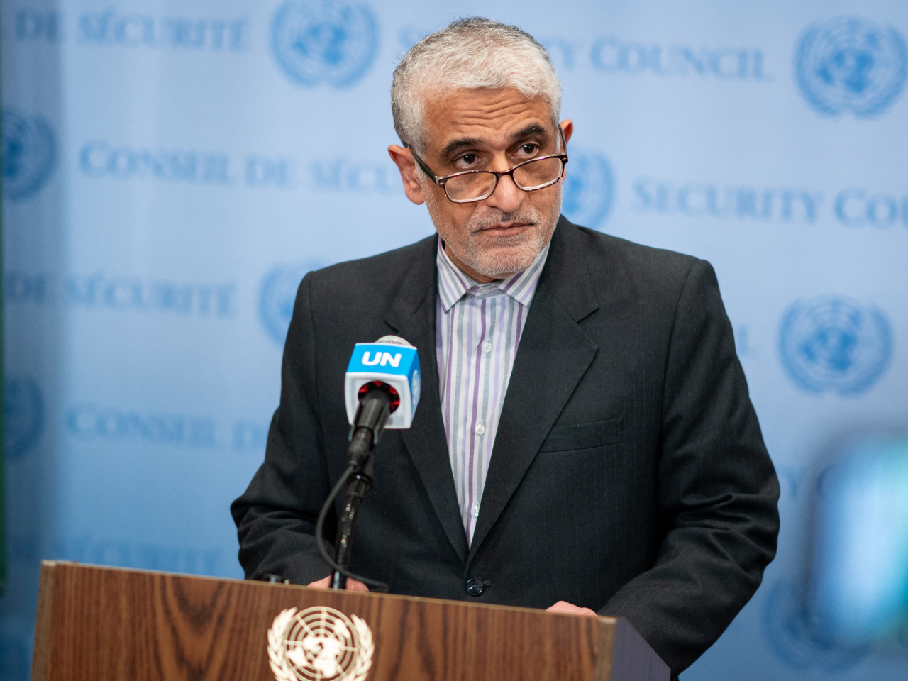 Iranian Ambassador to the United Nations Amir-Saeid Iravani says the E3's plan to delay reinstating UN sanctions on Tehran is "full of unrealistic preconditions". Photo: Reuters