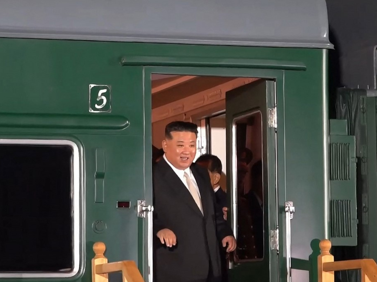 南韓相信金正恩明日乘坐專列啟程到中國。（法新社資料圖片）