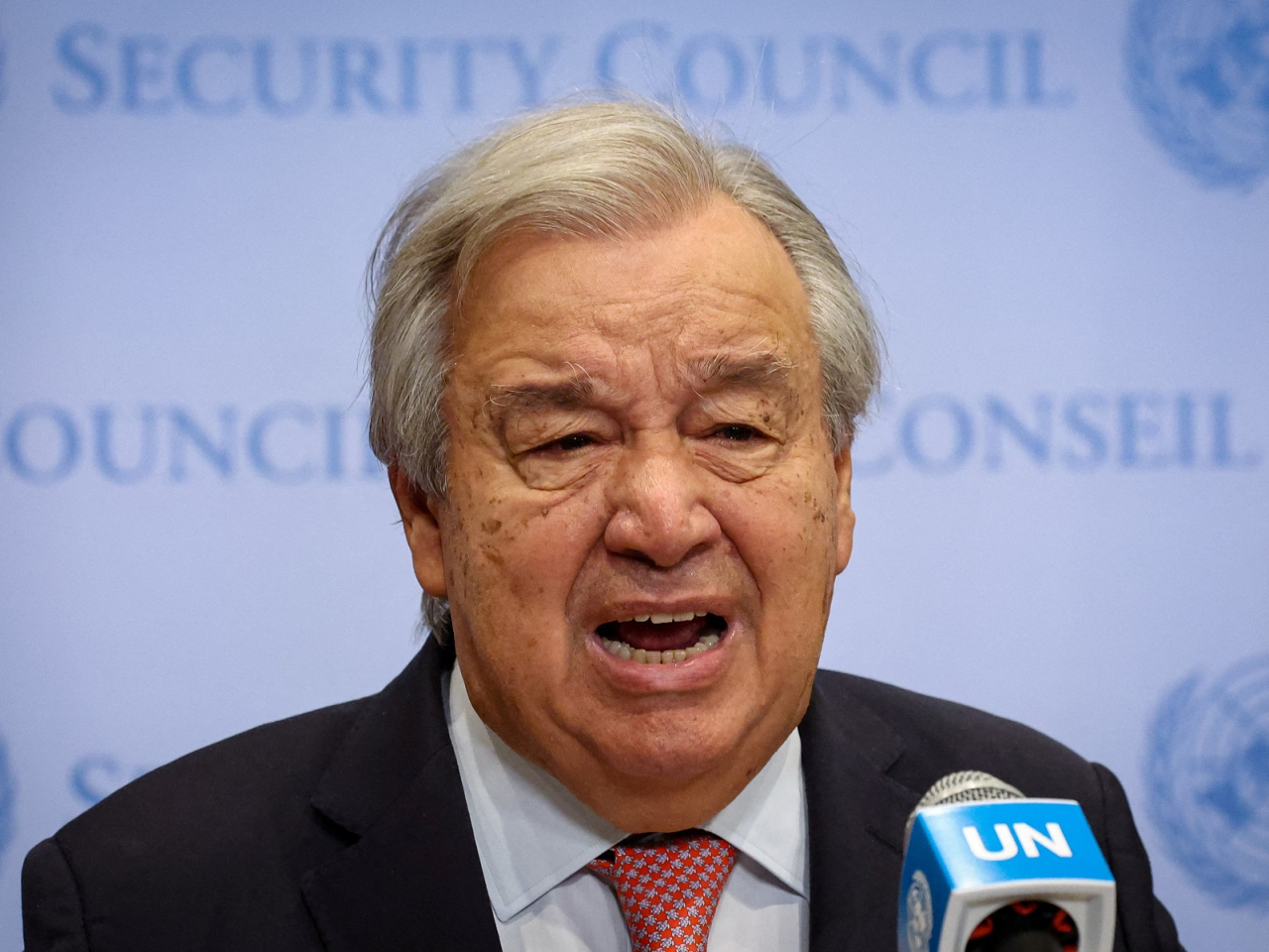 Antonio Guterres called for the immediate release of 11 UN personnel he said had been arbitrarily detained by the Houthis. File photo: Reuters