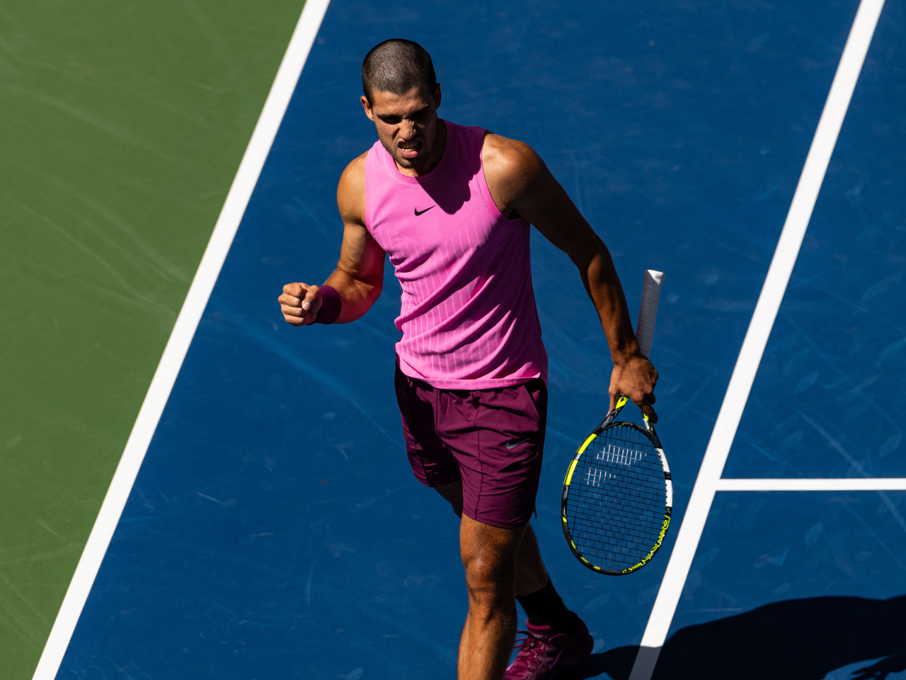 World number two Alcaraz has yet to drop a set at Flushing Meadows. Photo: Reuters