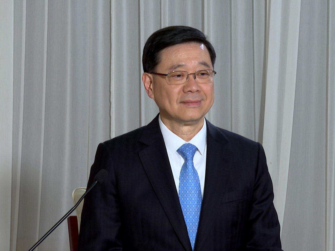 李家超將率領由香港各界人士組成的代表團到北京，參加本月3日舉行的中國人民抗日戰爭暨世界反法西斯戰爭勝利80周年紀念活動。（港台圖片）