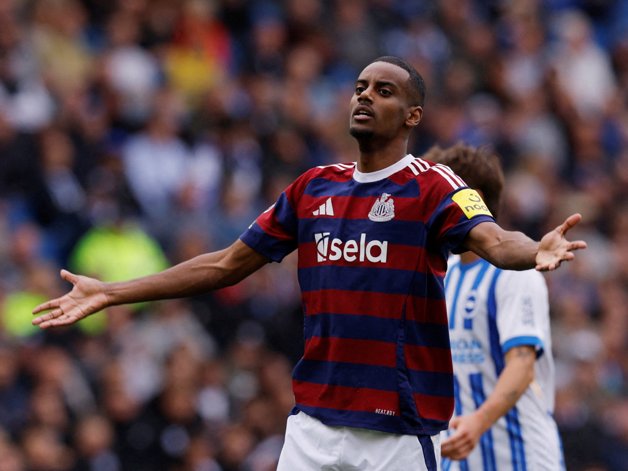 Alexander Isak will form a feared scoring lineup with Mohamed Salah at Liverpool. File photo: Reuters