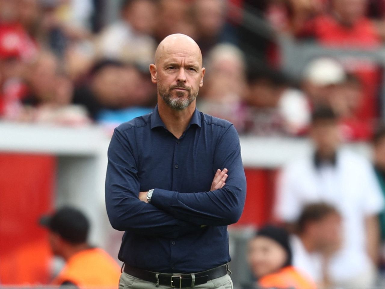 Erik ten Hag's task of rebuilding a team was very difficult after the departure of several key players in the summer. File photo: Reuters