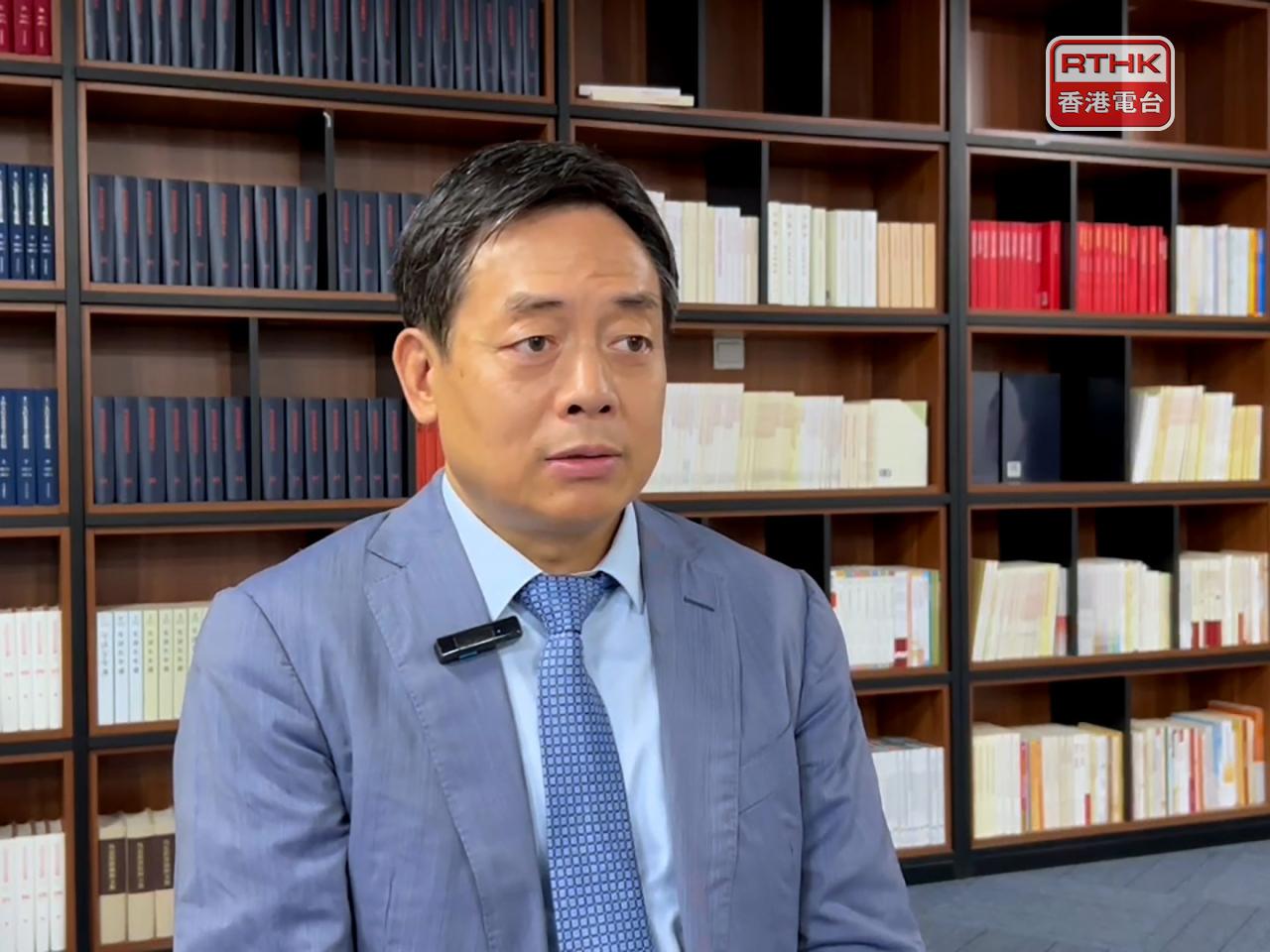 王義桅說，中方一直秉持睦鄰友好原則，以「閱兵不動武」的和平方式展示國力。（林漢山攝）
