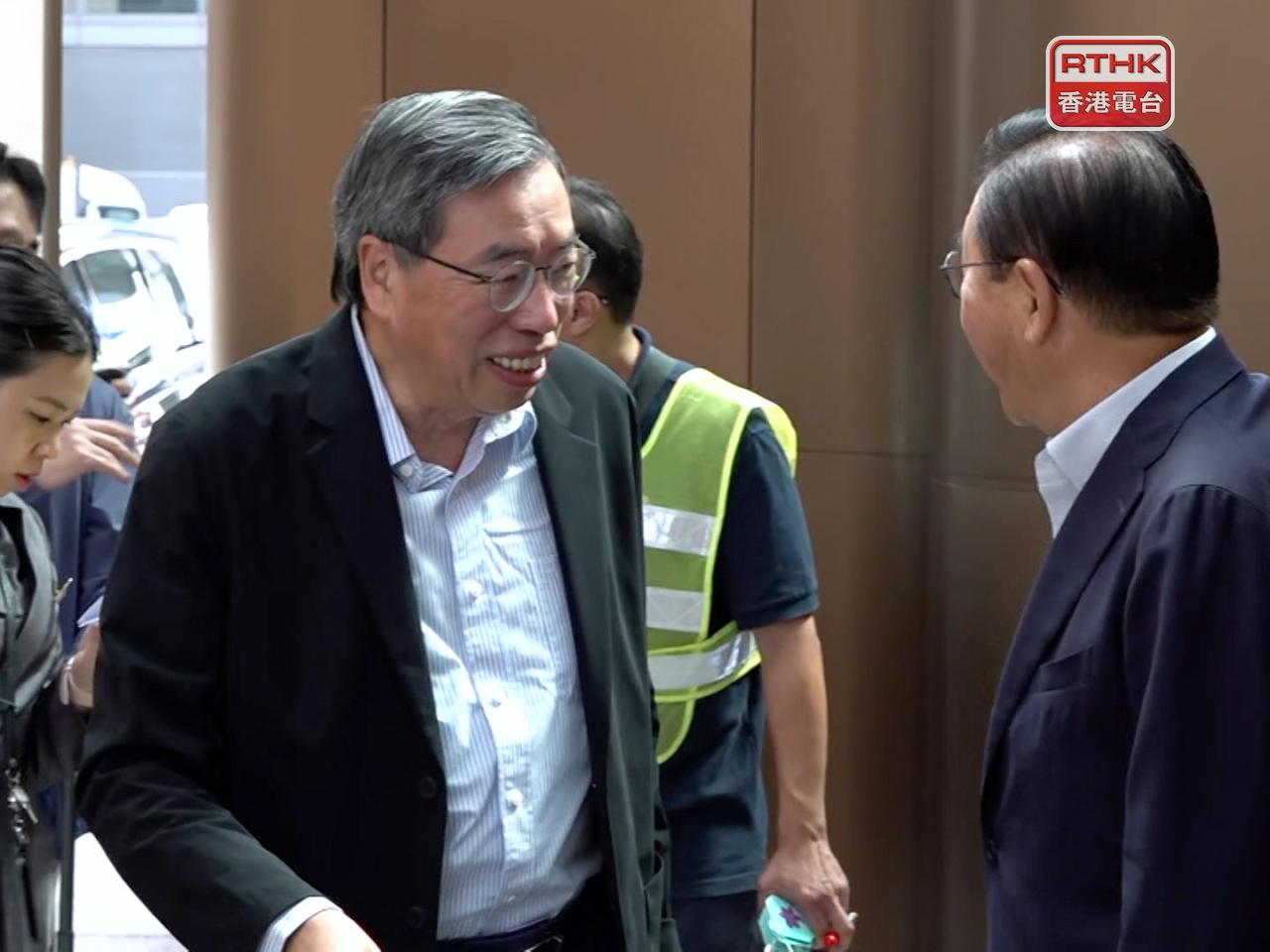 立法會主席梁君彥、立法會議員林健鋒、張宇人、劉國勳等亦隨團。（劉澤浩攝）