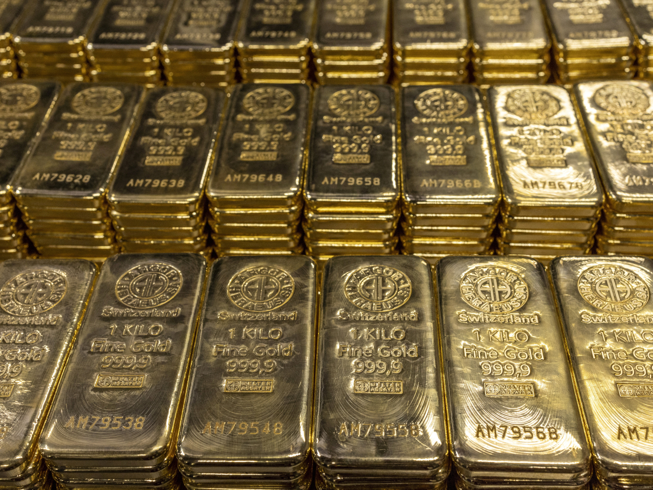 US gold futures for December delivery gained 1.4 percent to US$3,563. File photo: Reuters