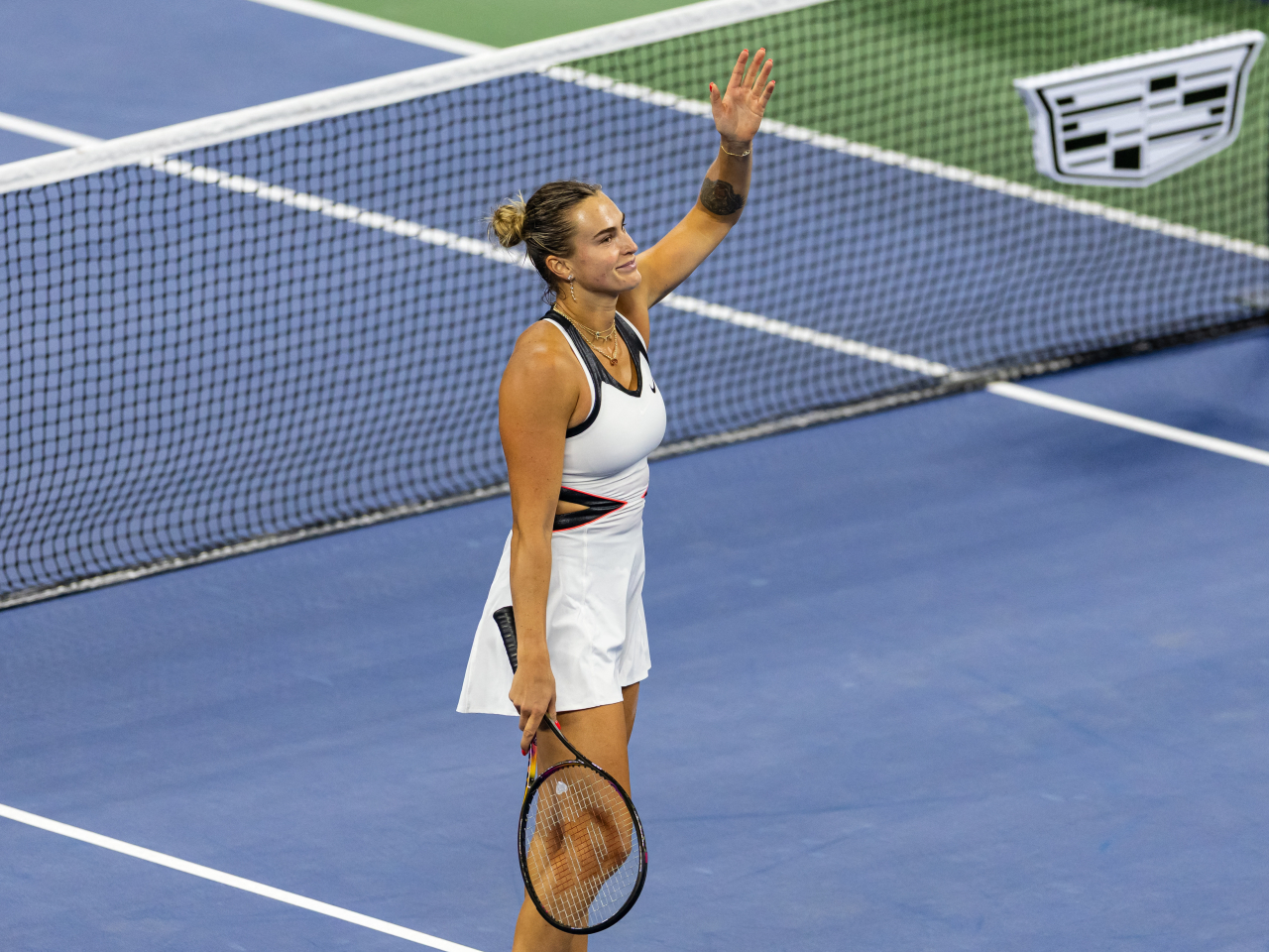 World number one Sabalenka is poised for a rematch of last year's final against Jessica Pegula. Photo: Reuters