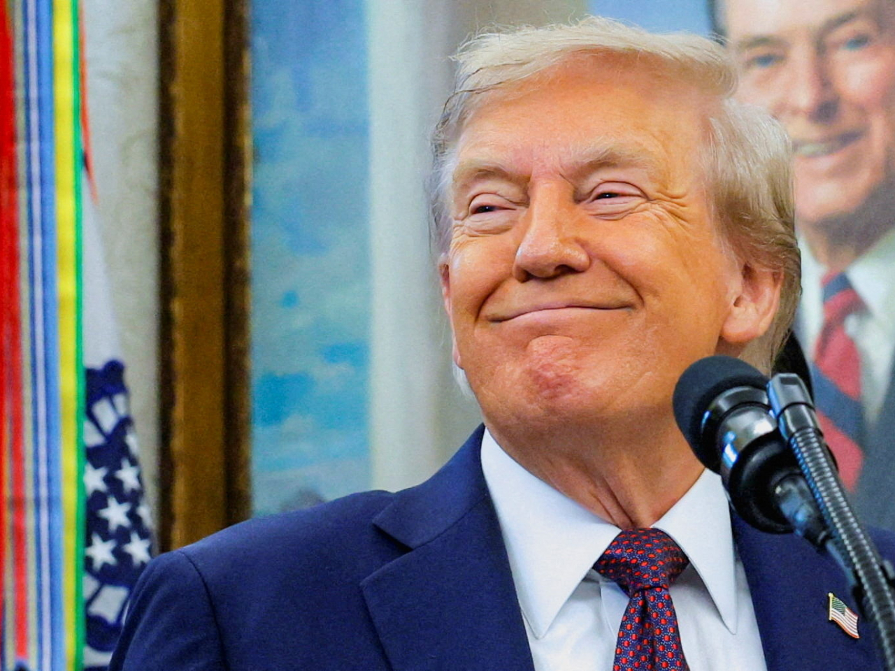 Trump said there's nothing to rumours of his ill health, saying he was busy over the Labor Day weekend giving media interviews and visiting his Virginia golf course. Photo: Reuters