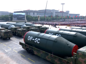 China shows off intercontinental nuclear weaponry
