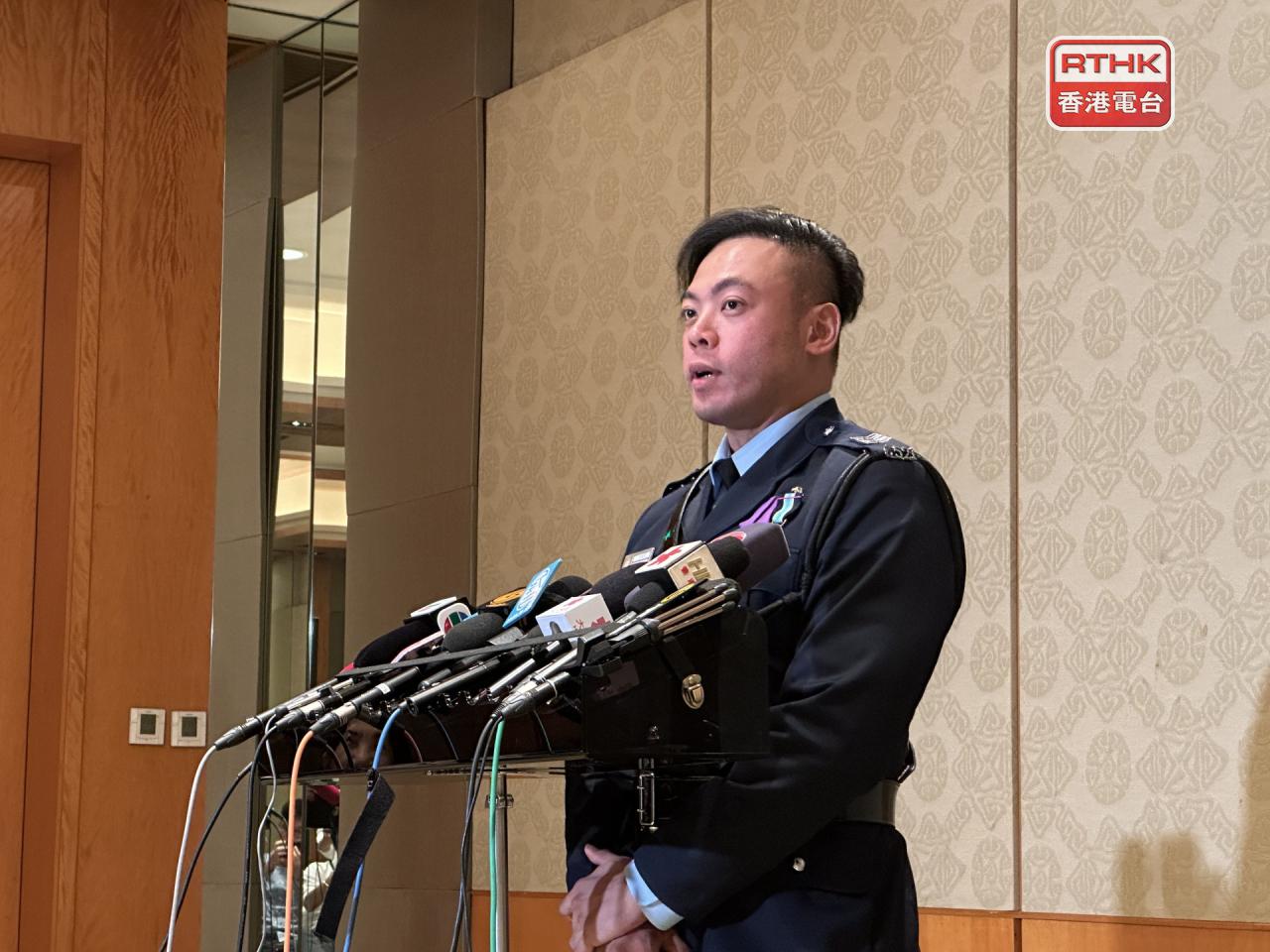 Policeman Leung Chun-yin said it was most touching for him to see the country's giant leap in its military capacity. Photo: RTHK