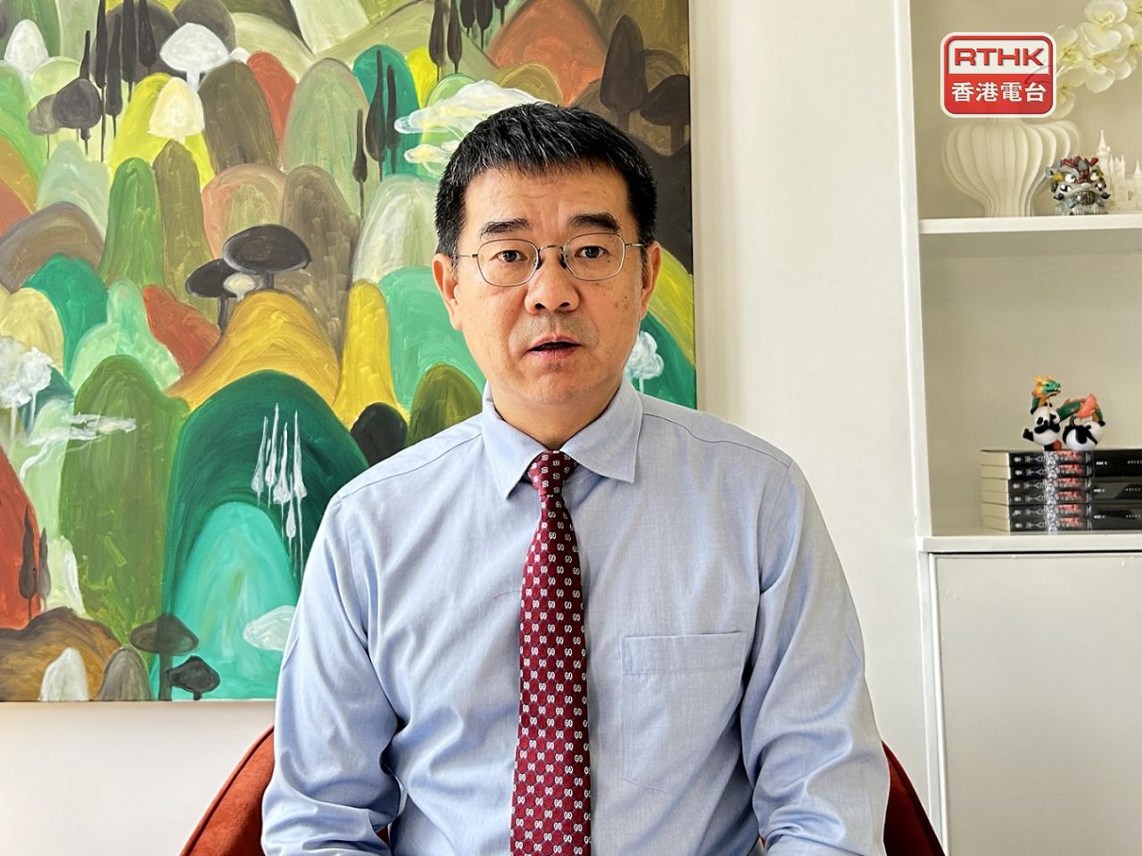 宋忠平形容，今次紀念中國人民抗戰勝利80周年的閱兵，展示的武器「超出想像」。（港台圖片）