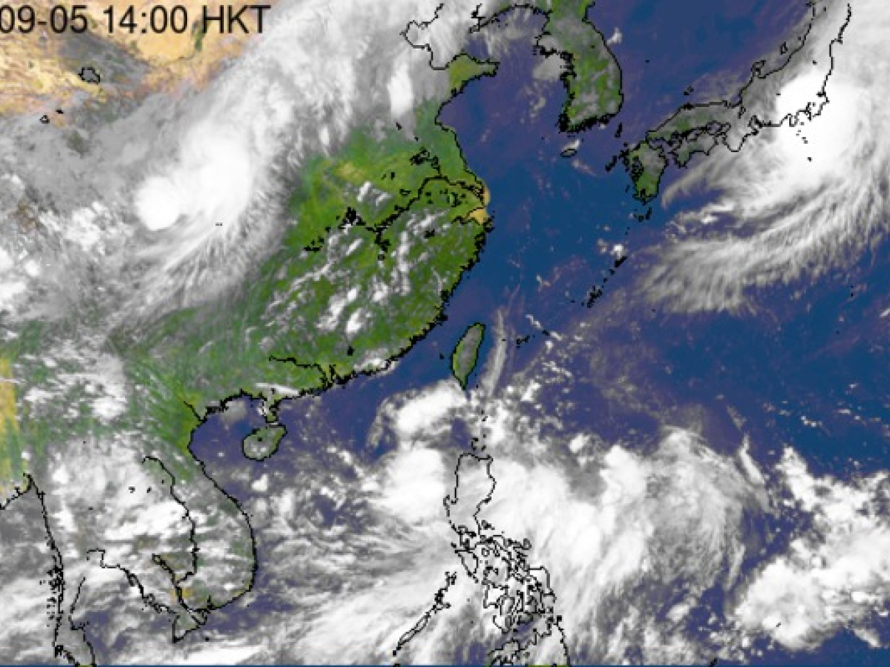 The Observatory will assess the need to issue a higher signal on Sunday. Image courtesy of HKO