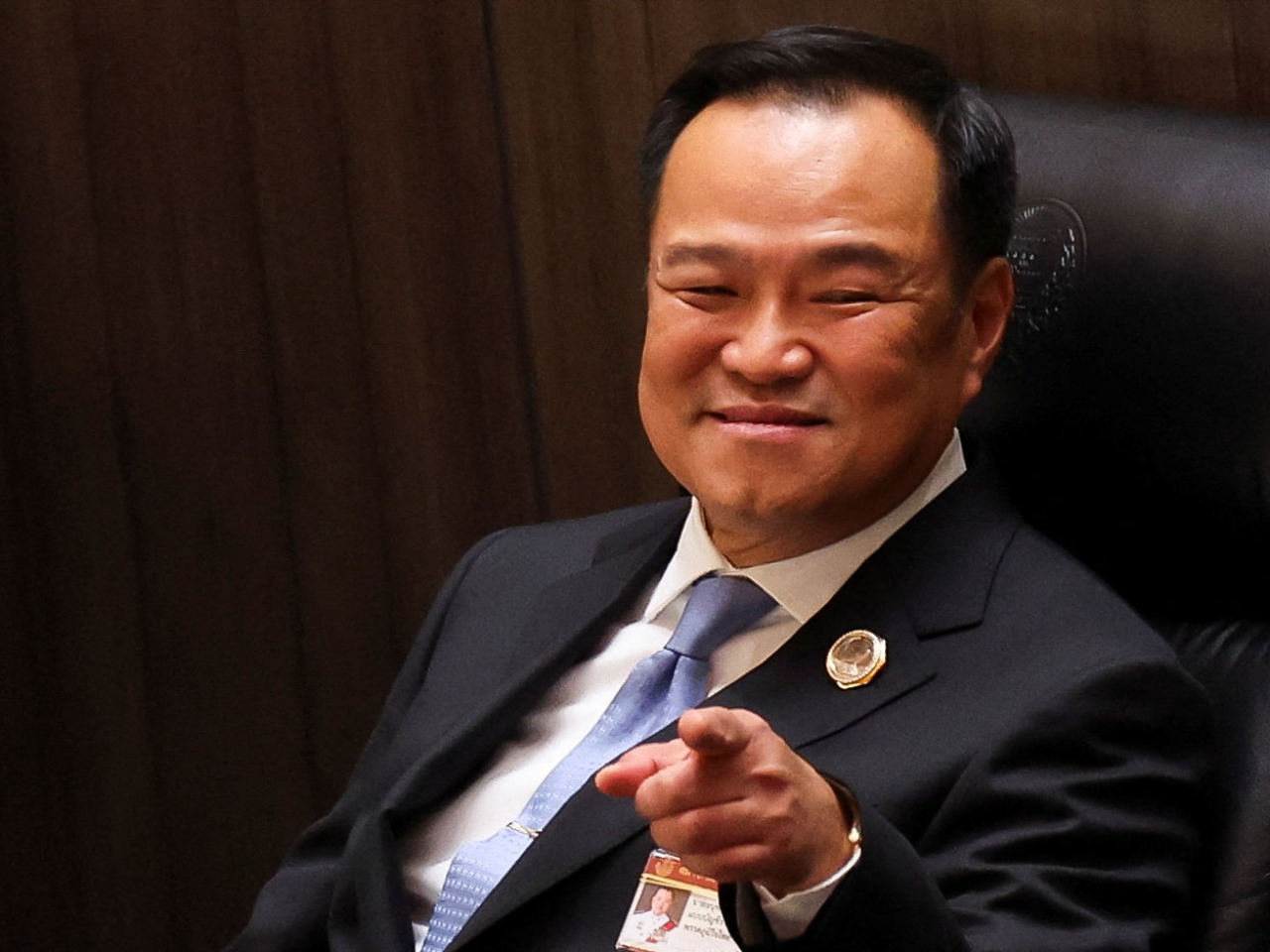 泰國自豪泰黨黨魁阿努廷獲國會過半數支持，將出任新總理。（路透社）