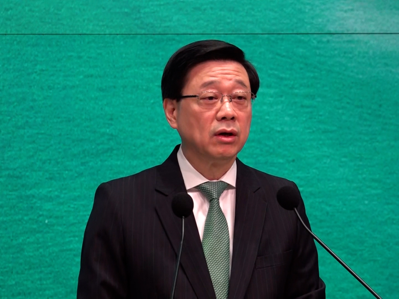 Chief Executive John Lee says the city can leverage its unique advantages to the high-quality development of the Belt and Road Initiative. File photo: RTHK
