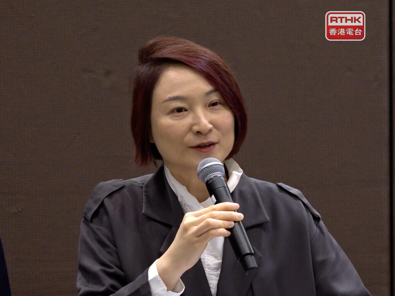 李慧琼說，能夠親身參與其中非常感動和振奮，感受到國家的民族自信和凝聚力。（港台圖片）