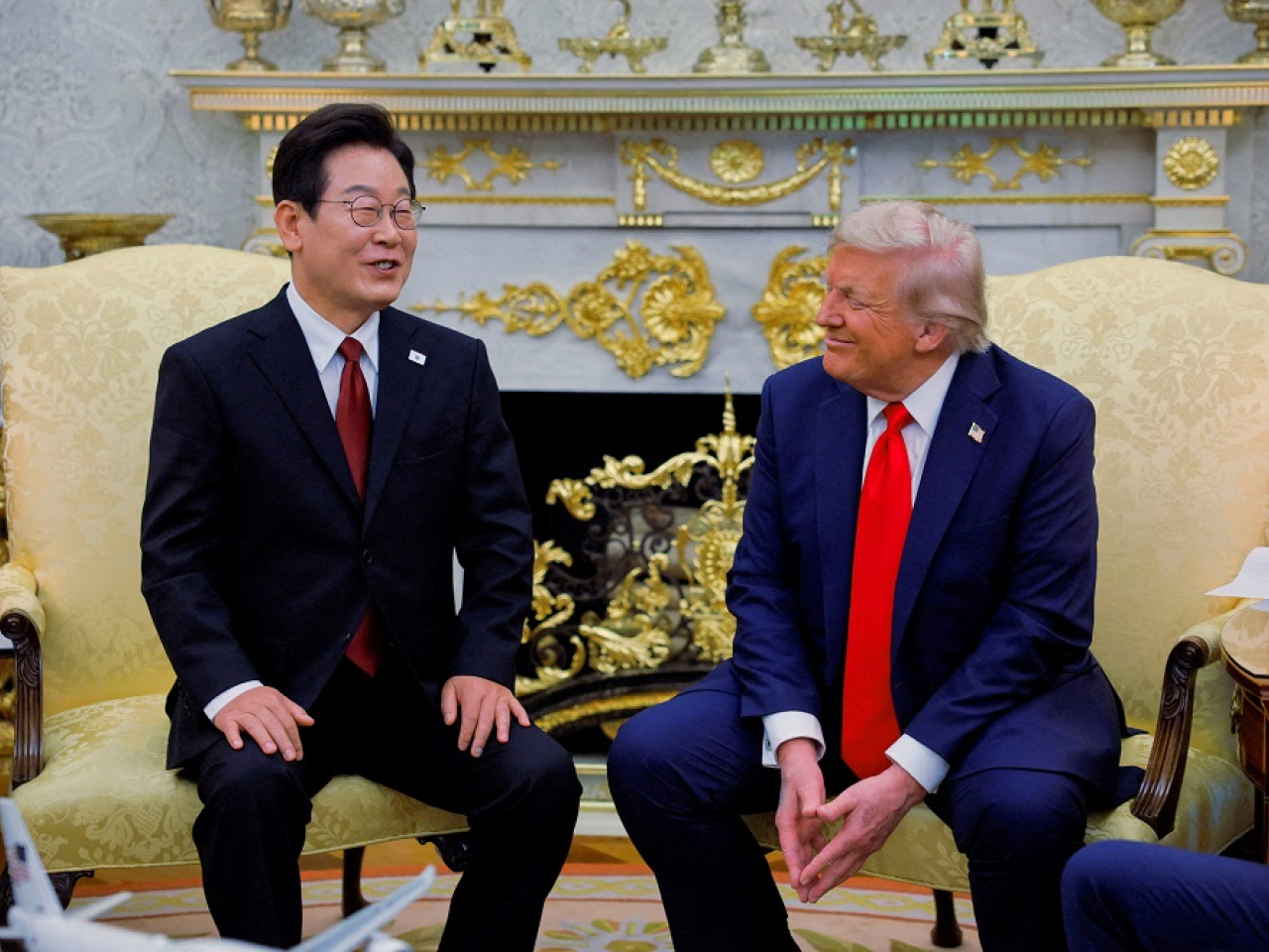 South Korean President Lee Jae Myung met US President Donald Trump at the White House on August 25, 2025. File photo: Reuters