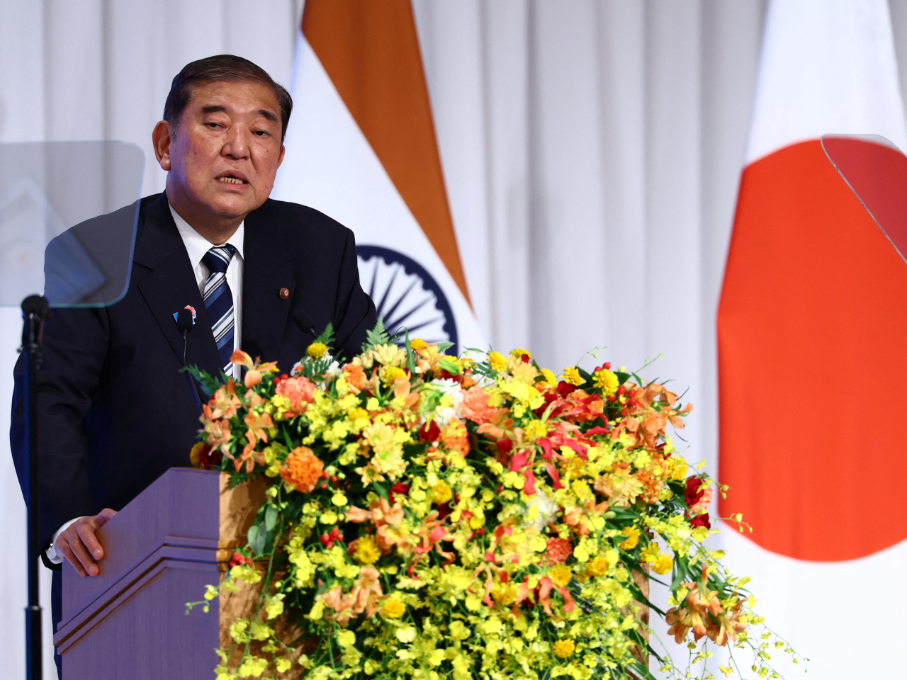 日本多個傳媒報道，首相石破茂已決定辭職。(路透社資料圖片)