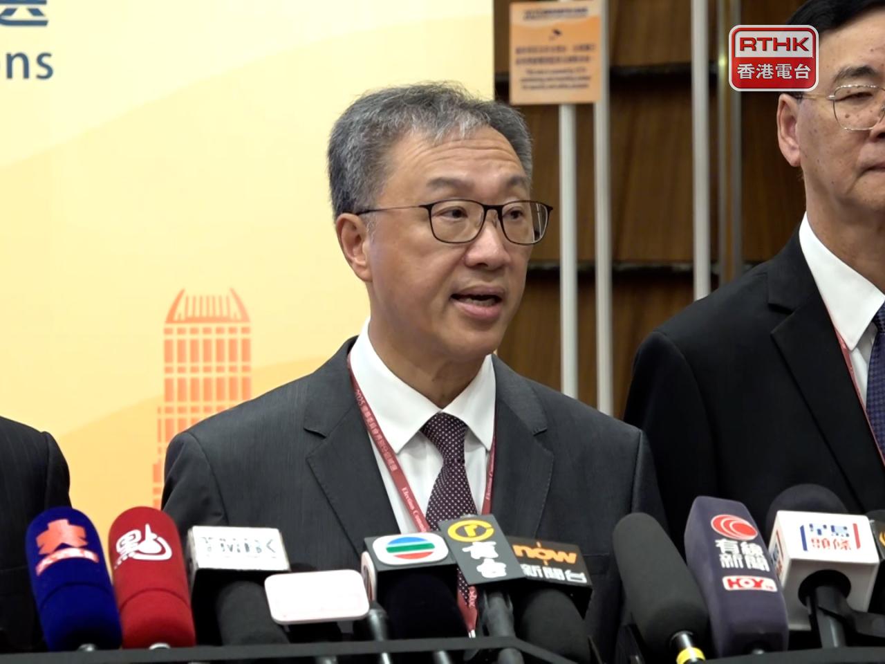 Electoral Affairs Commission chairman David Lok said the poll was a good chance to practise using the electronic vote-counting system. Photo: RTHK