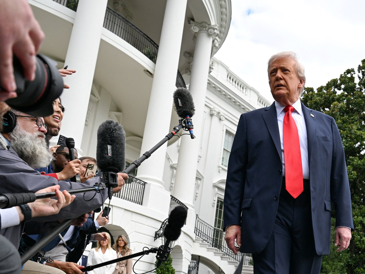 Trump said in a social media post that he was issuing his “last warning” for Hamas to accept a deal to release hostages in Gaza. File photo: Reuters