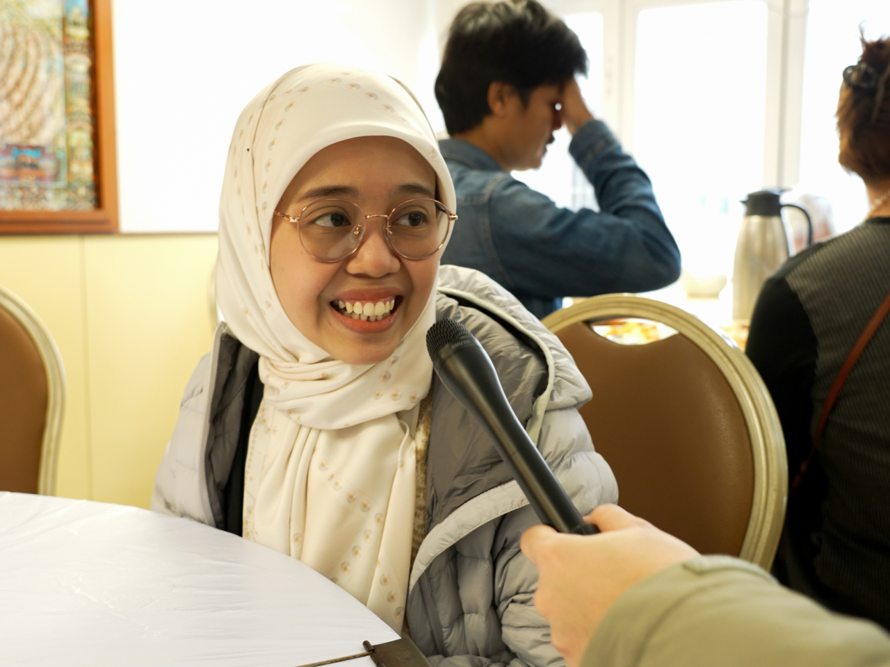 Tourst Irah, who hails from Singapore, says she doesn't know of many halal dining options in Hong Kong. Photo: RTHK