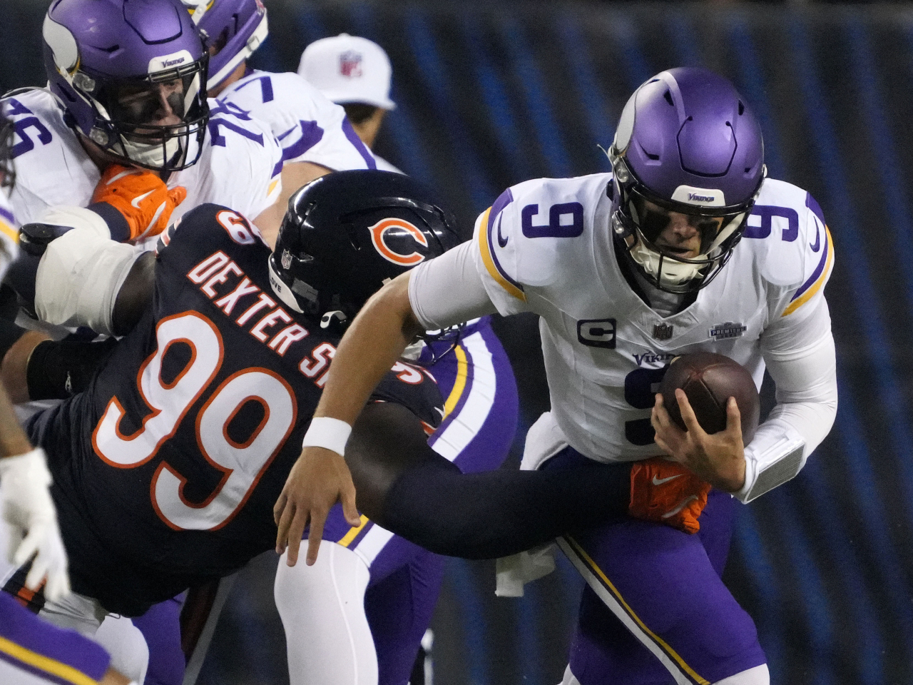 Minnesota scored 21 unanswered points against Chicago in the fourth quarter. Photo: Reuters