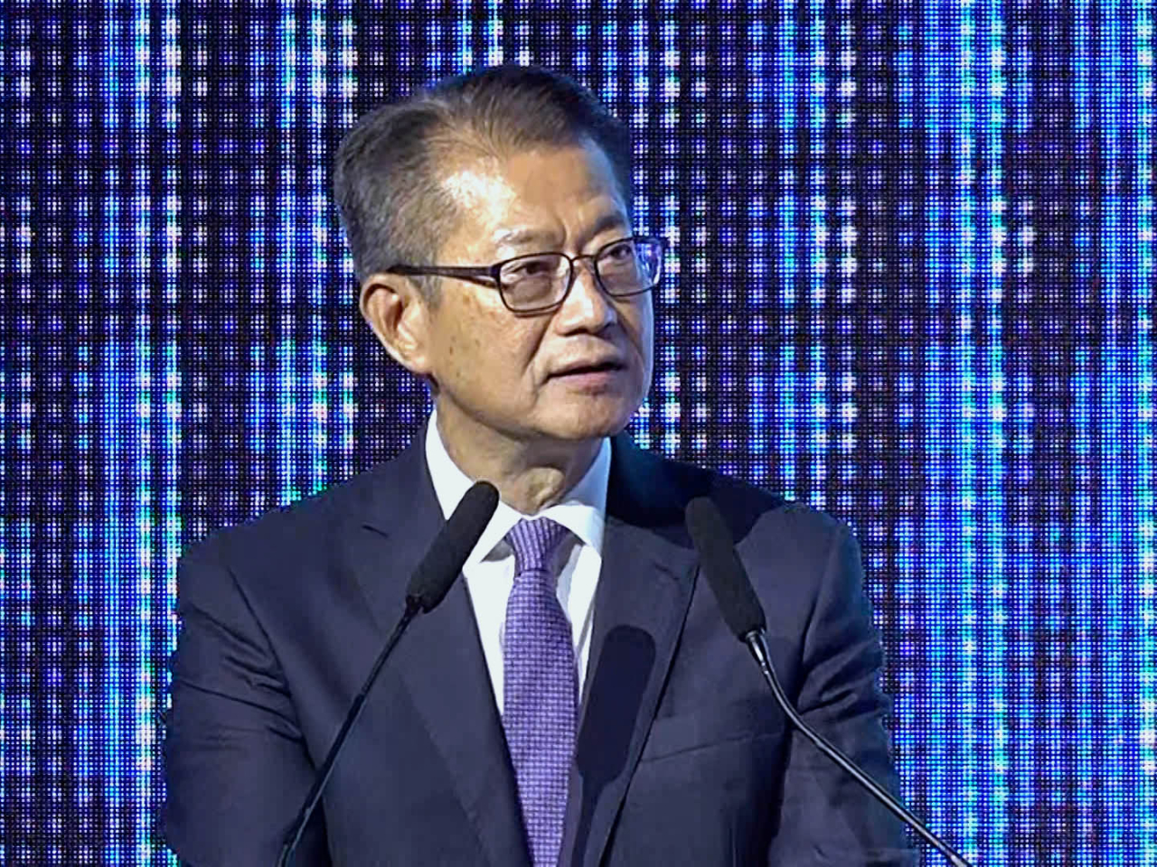 陳茂波表示，亞洲對影響力投資有龐大的需求及機遇，亞洲的富豪亦正在快速增長。（郭志強攝）