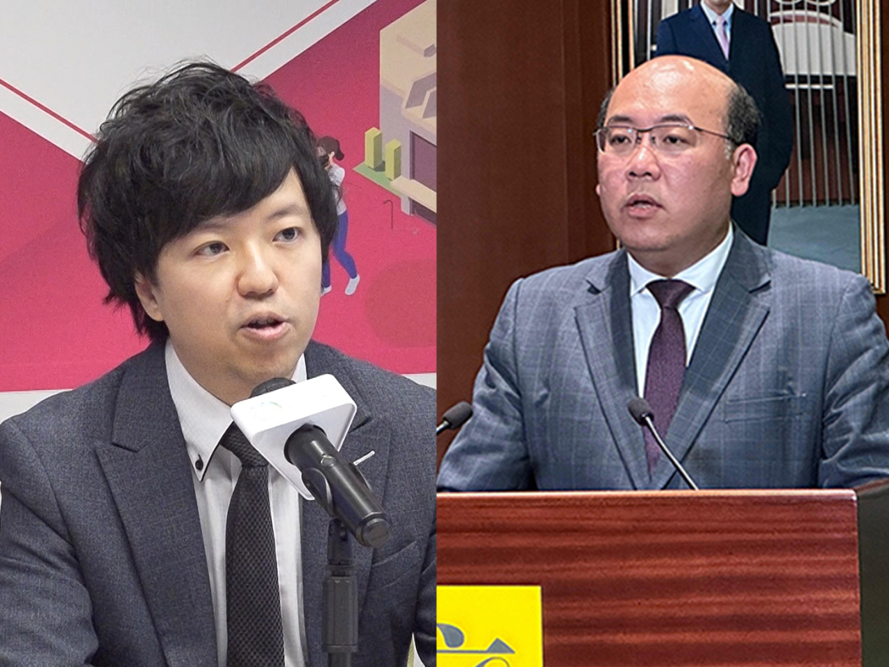 周文港（左）建議當局成立一個專門招攬頂尖人才的專責小組；水志偉（右）認為應提供更多落地支援。