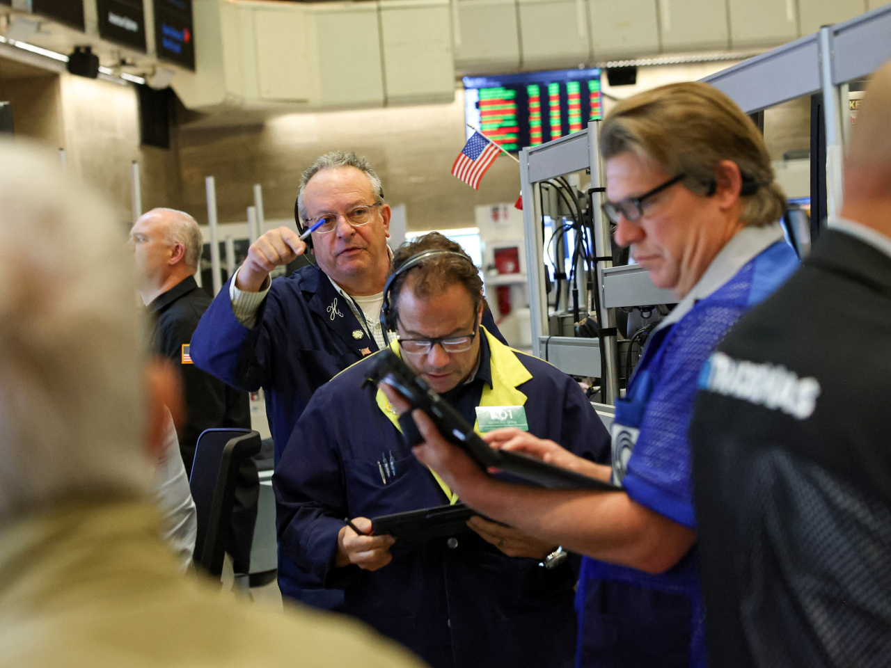All three major US indices finished at all-time highs on expectations that the Federal Reserve will soon cut interest rates. Photo: Reuters