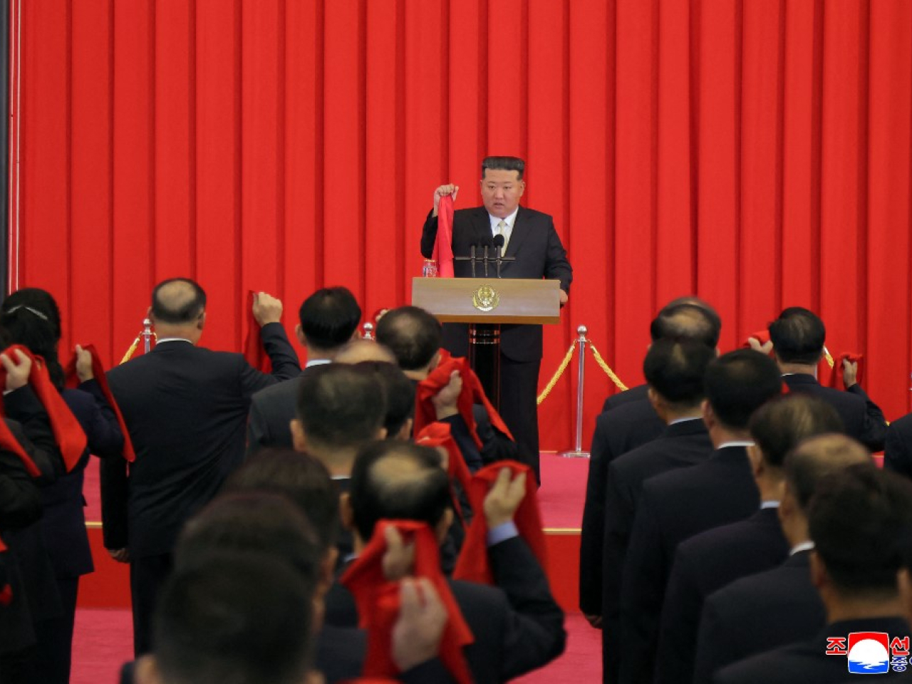金正恩重申，將進一步鞏固北韓的擁核國地位。（路透社）