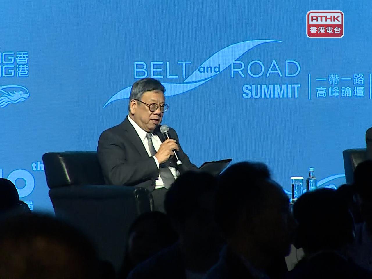 Algernon Yau says the Belt and Road Initiative allows ongoing trade and economic integration due to its emphasis on infrastructure development. Photo: RTHK