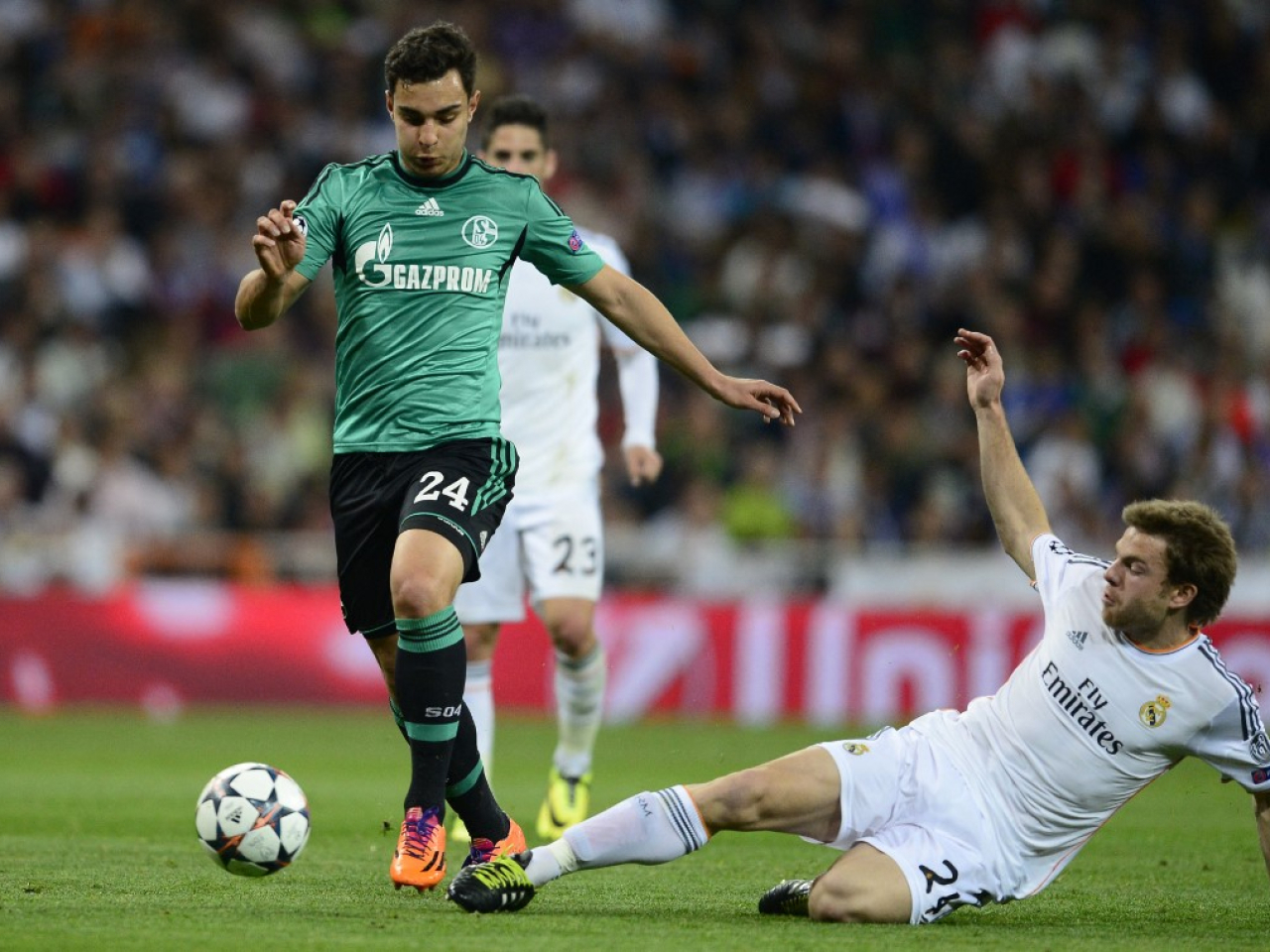 Asier Illarramendi (right) was part of the Real Madrid squad that won the UEFA Champions League in 2014. File photo: AFP