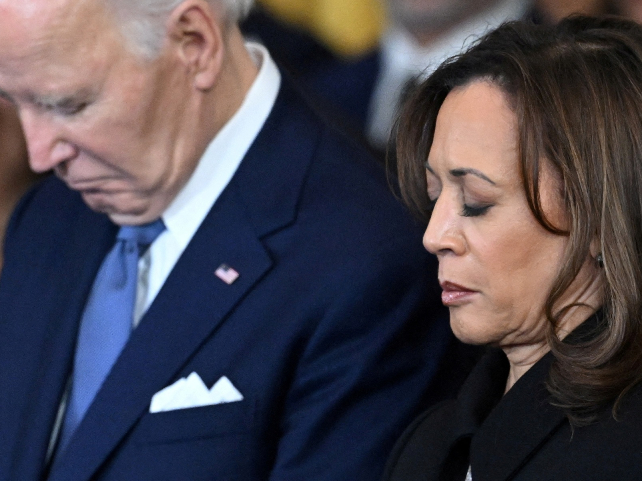 Kamala Harris said the Democrat's choice of presidential candidate shouldn't have been left to "an individual's ego, an individual's ambition." File photo: Reuters