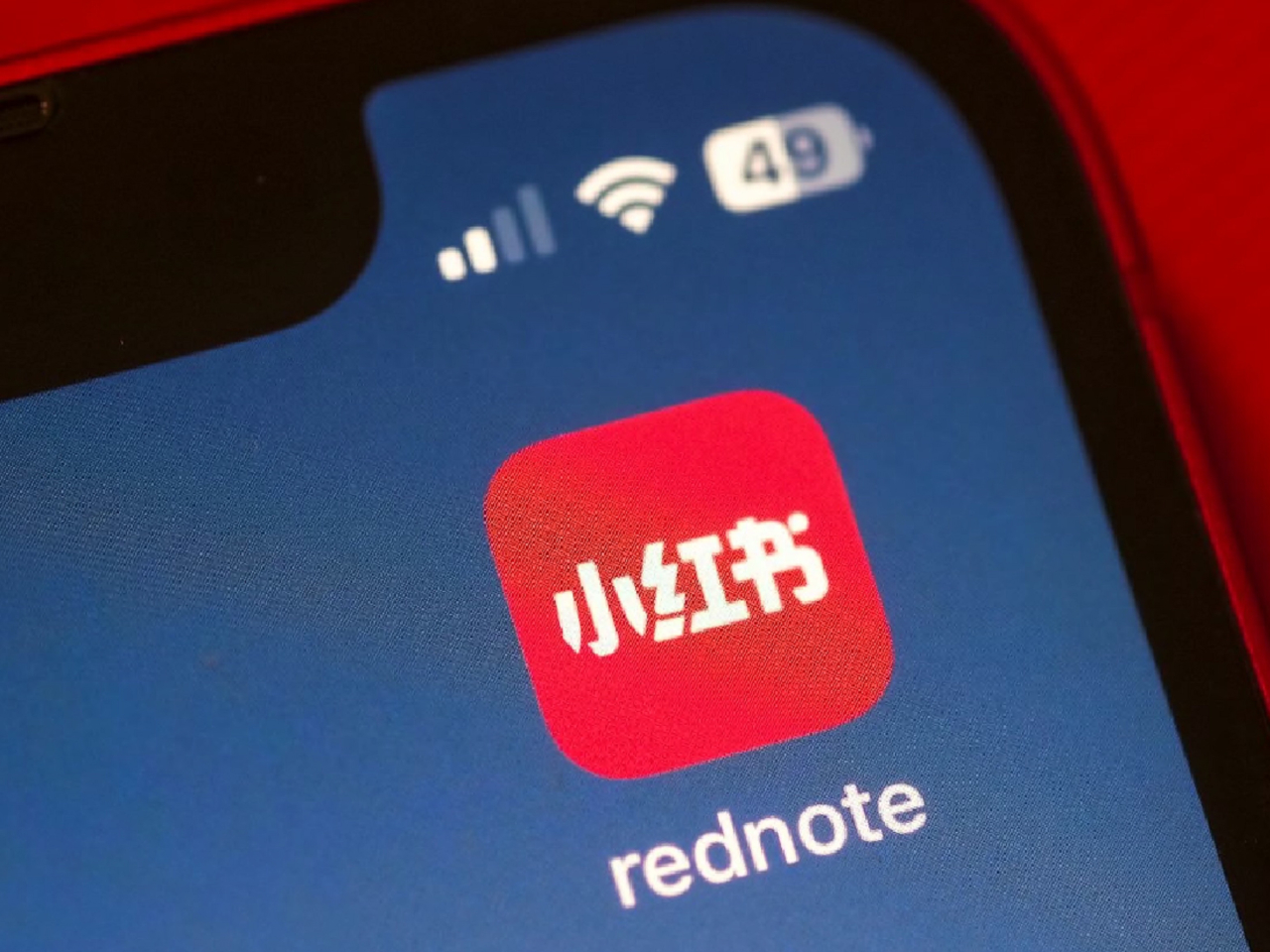 國家網信辦表示已指導上海市網信辦約談小紅書，責令限期改正等。（法新社資料圖片）