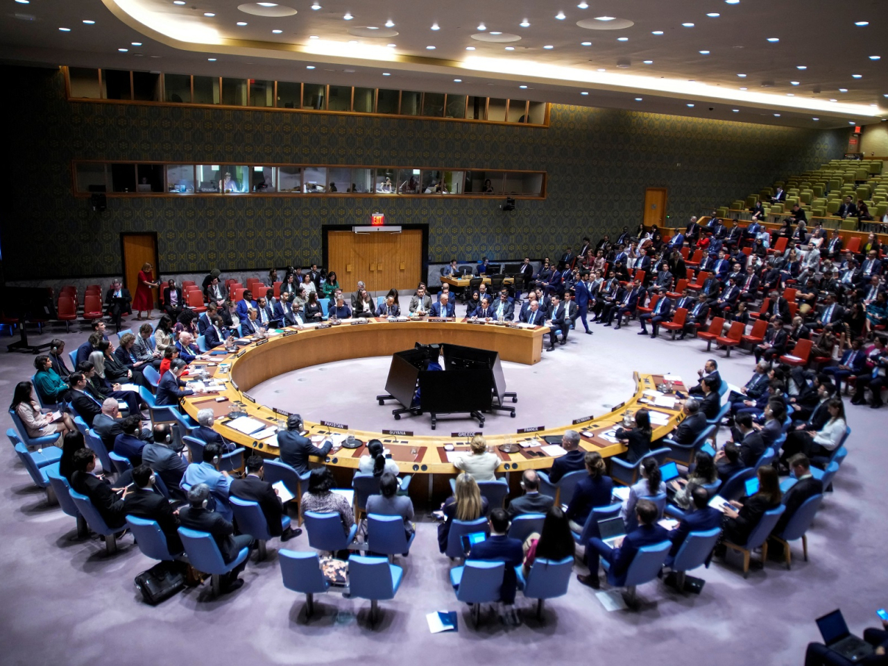 The UN Security Council issued a statement which "underscored the importance of de-escalation and expressed their solidarity with Qatar." Photo: Reuters