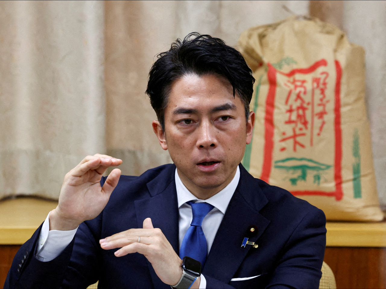 小泉進次郎表示，他將會參加自民黨總裁選舉。(路透社資料圖片)