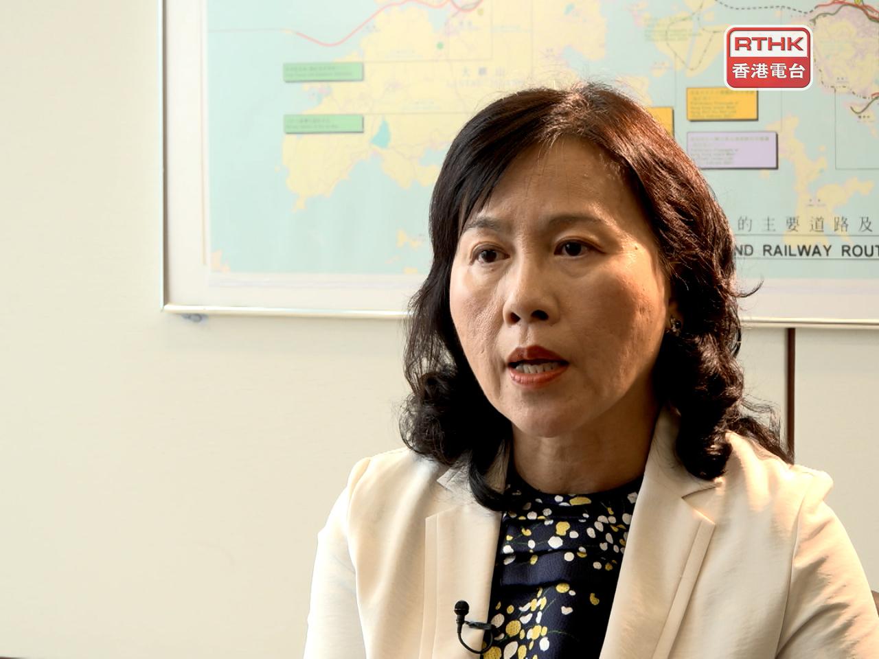 陳美寶相信，網約車車齡新安排可作出平衡。（港台圖片）