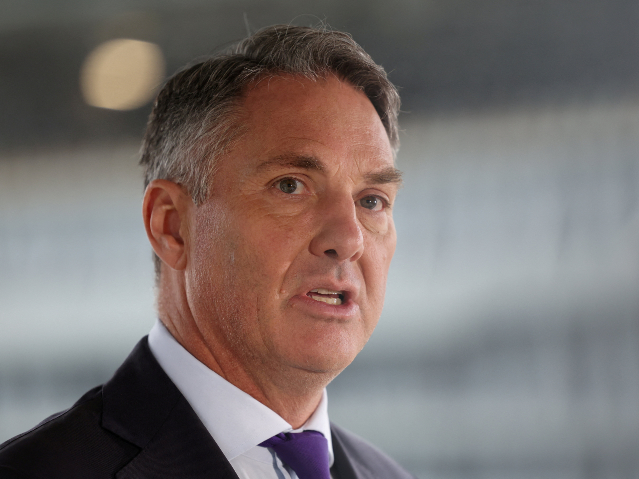 Australian Defence Minister Richard Marles says the government will spend billions on defence over the next decade. File photo: Reuters
