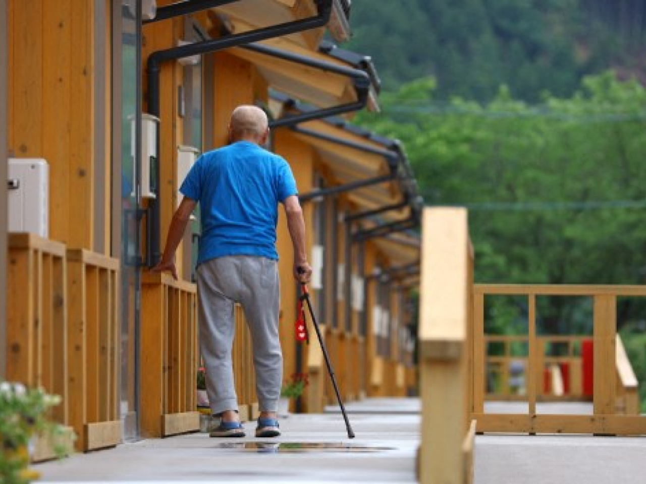 日本估算65歲以上人士佔總人口29.4%創新高。（法新社資料圖片）