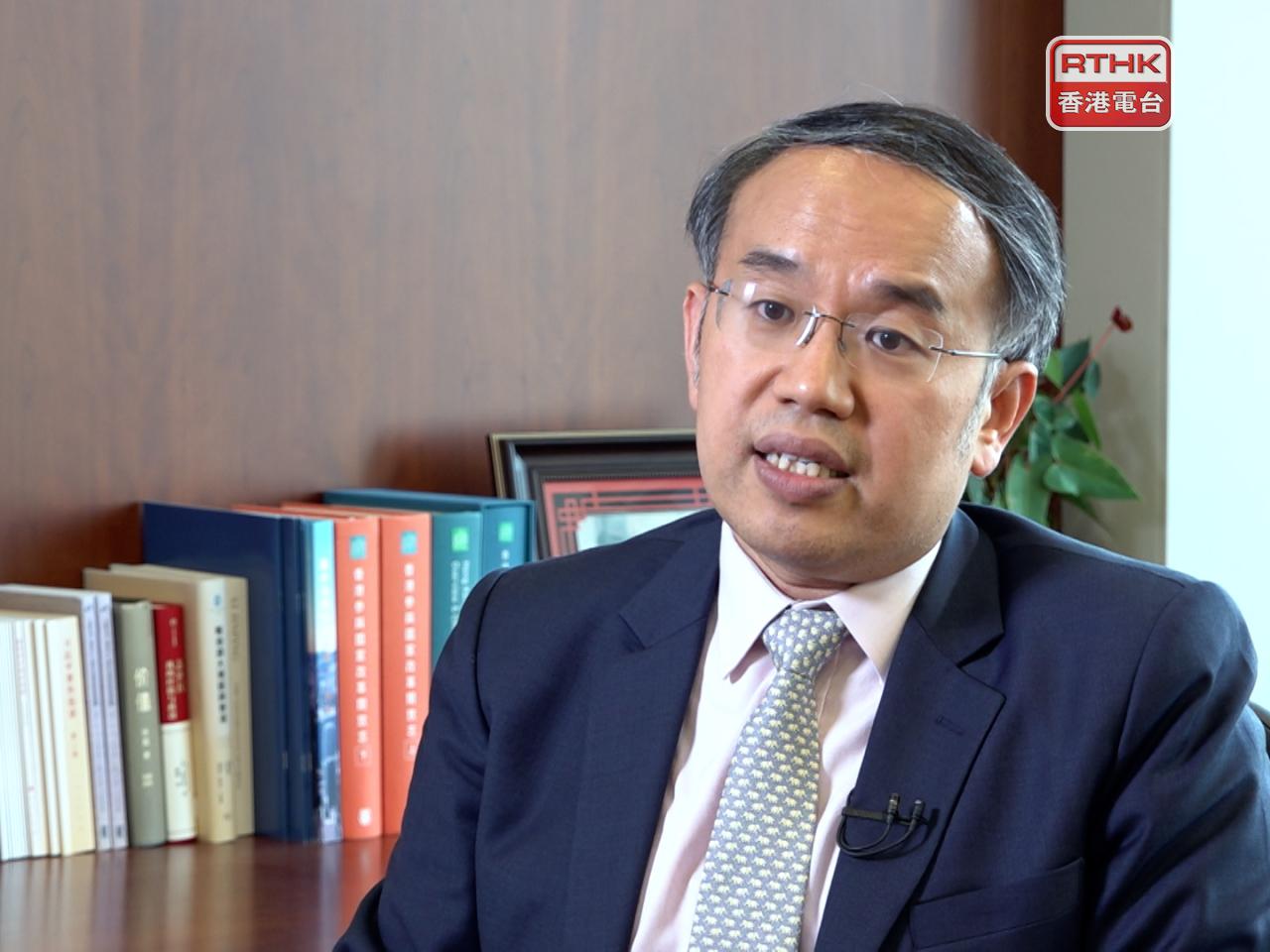 許正宇表示，政府將繼續優化政策措施，延續家辦發展的增長勢頭。（港台圖片）