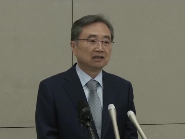 南韓外長趙顯星期三訪華，與外長王毅會面。（路透社資料圖片）